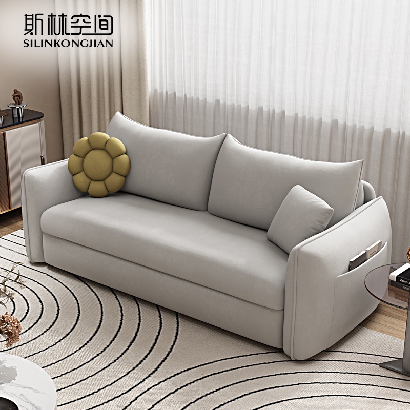👍免運 質量保證👍2022年新款摺疊沙發床兩用簡易單人小戶型網紅款客廳多功能沙發床