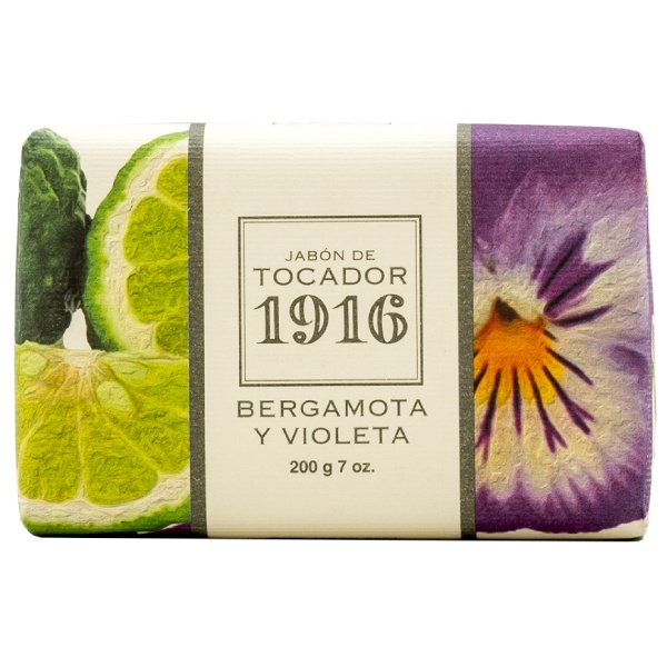 【Jabon de Tocador】西班牙1916佛手柑&紫羅蘭香氛皂200g【任2件5折】