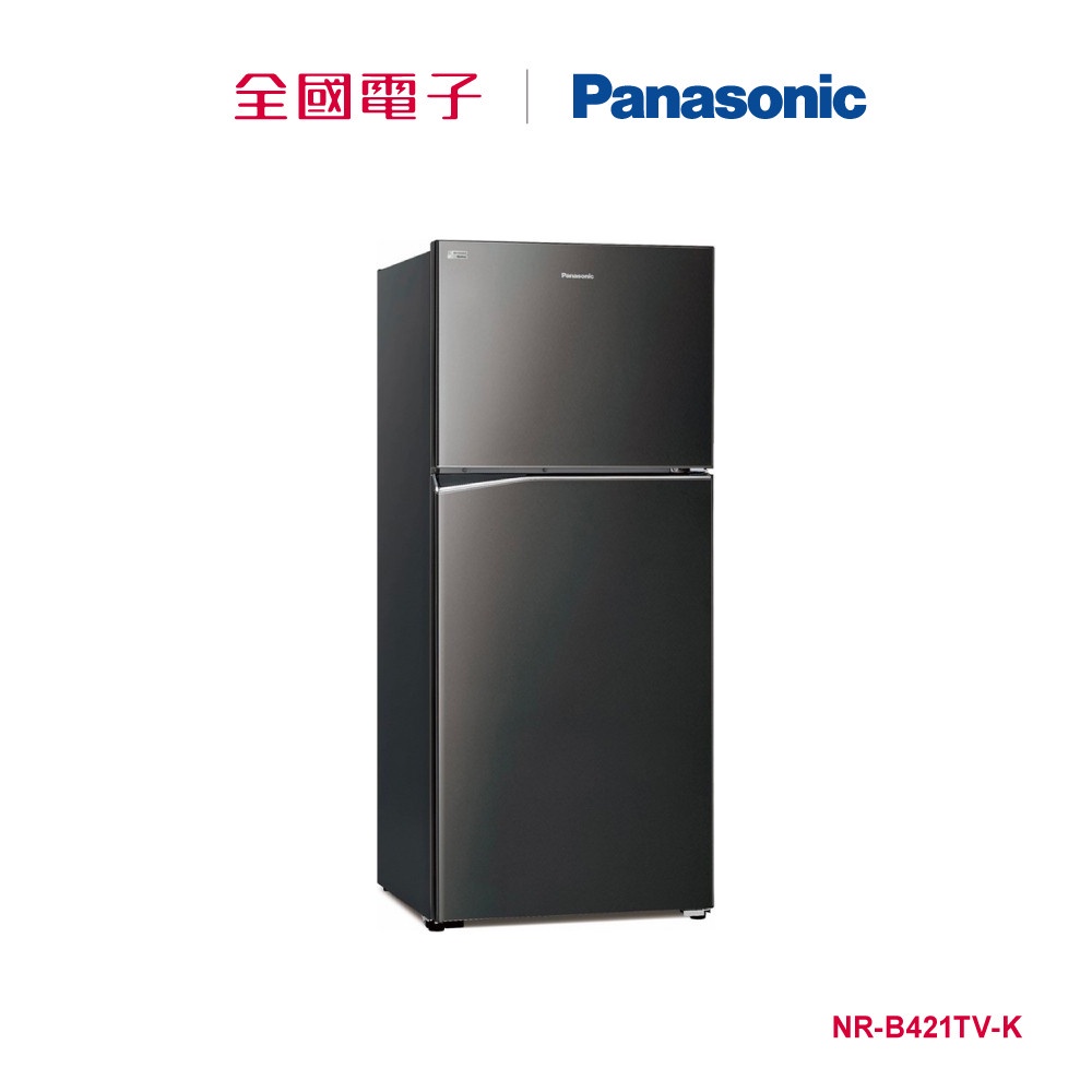 Panasonic 422L雙門變頻鋼板冰箱  NR-B421TV-K 【全國電子】