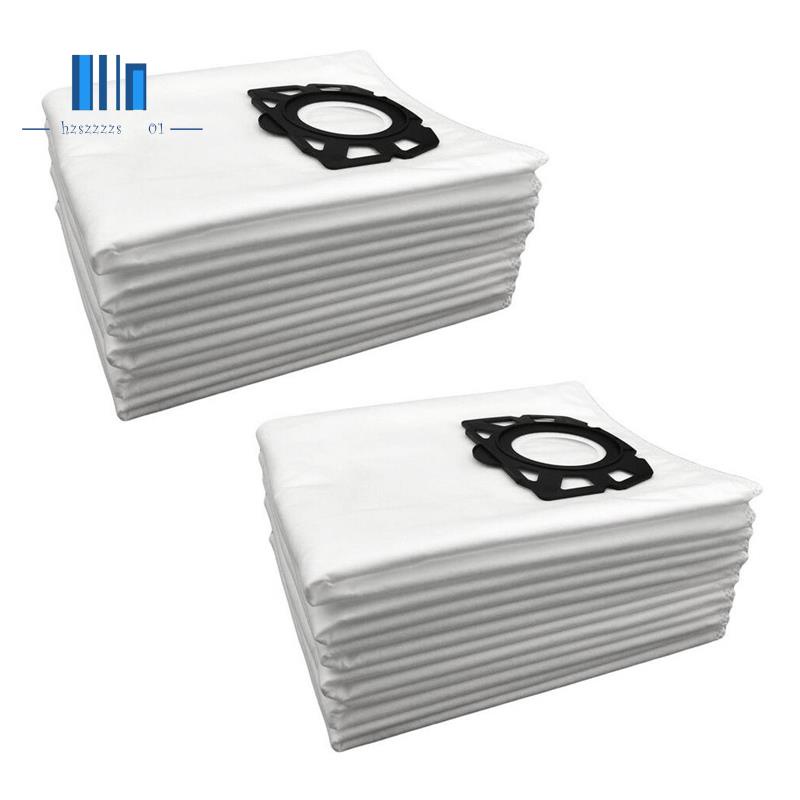 12pcs 吸塵器防塵袋適用於 Karcher MV4 MV5 MV6 WD4 WD5 WD6 WD4000-WD599