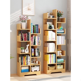 免運 簡易兒童書架 靠牆落地小型網紅置物架 簡約現代家用書櫃家用收納架