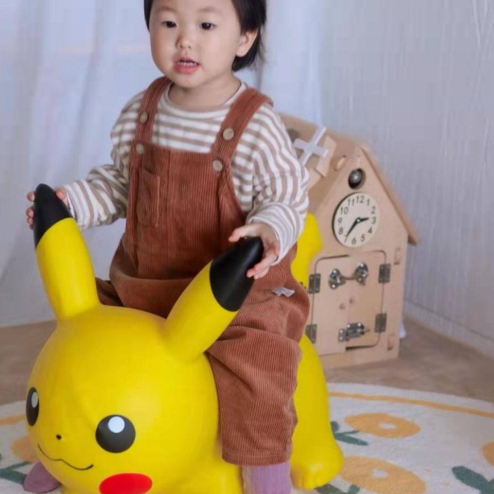 【Sunshine】 跳跳球  跳跳馬 pikachu 日本限定皮卡丘跳跳馬充氣玩具啊件潮流公仔