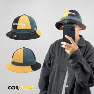 New Era 帽子 Cordura 男女款 拼接 鐘形帽 抗撕裂 刺繡 小標 挺版【ACS】 NE13529203