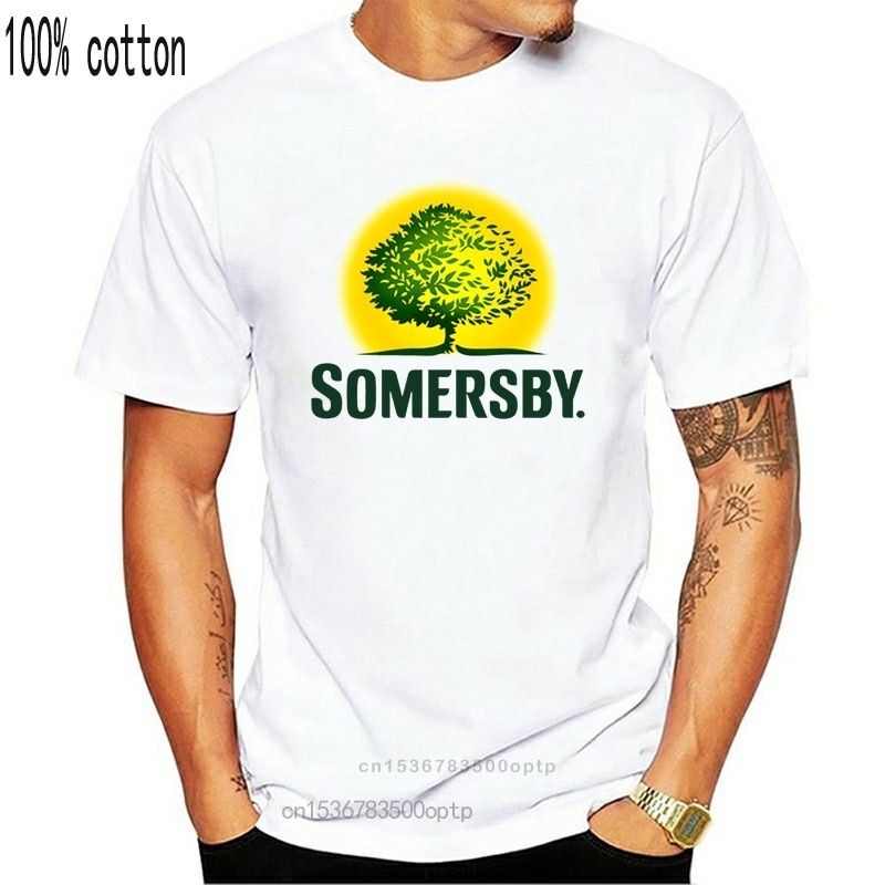 男士 T 恤 Somersby Cider T 恤原宿 2018 年夏季 T 恤