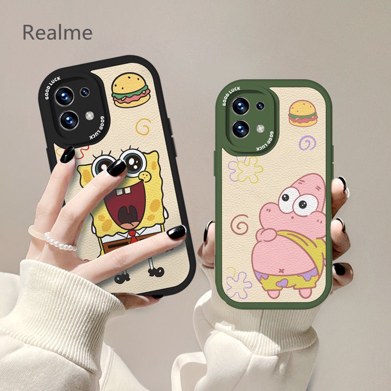 海綿寶寶防摔殼realme GT Neo2 手機殼realme GT Neo 3T X XT C21保護殼矽膠殼軟殼