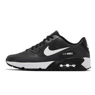 Nike 休閒鞋 Air Max 90 Golf 黑 白 高爾夫球鞋 高球 氣墊 男女鞋【ACS】 CU9978-002