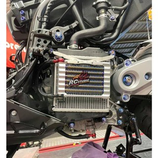 定製WORK CNC鋁合金油冷排 RACING鴻霖KYMCO光陽KRV180