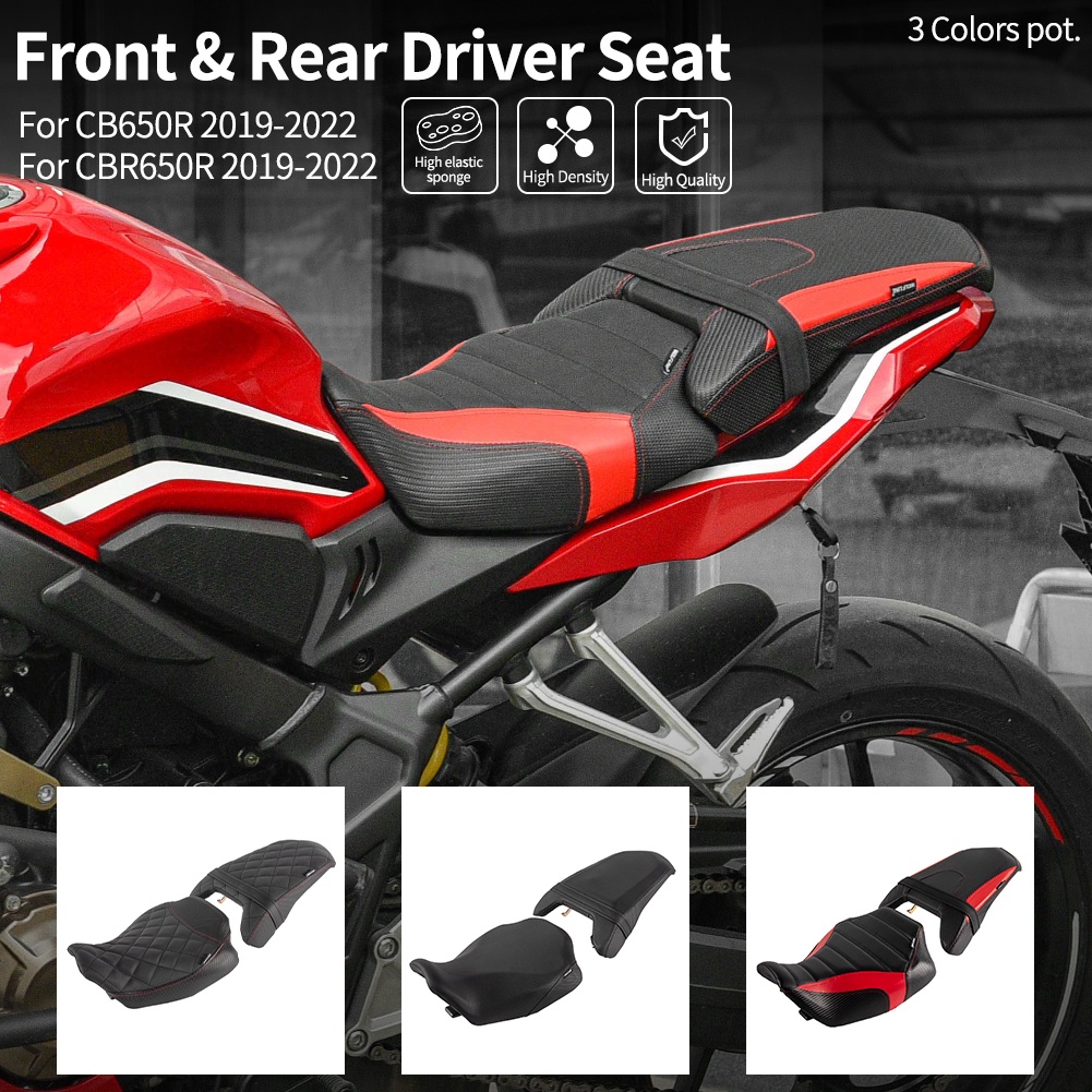 Cb650r 摩托車前駕駛員座套或後座墊後座適用於本田 CBR650R 2019-2022 2021 整流罩配件