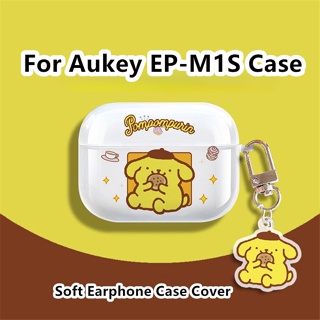 【Case Home】適用於 Aukey EP-M1S Case 創意情侶卡通圖案適用於 Aukey EP-M1S 外殼