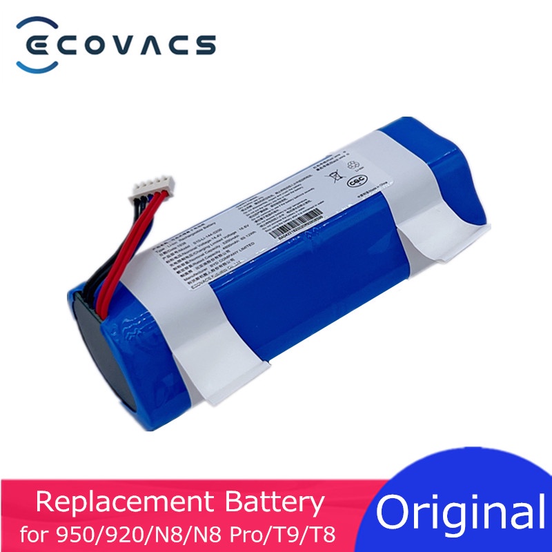 全新 ECOVACS 電池 S10-LI-144-5200 5200mAh 機器人吸塵器更換 950 / 920 / N