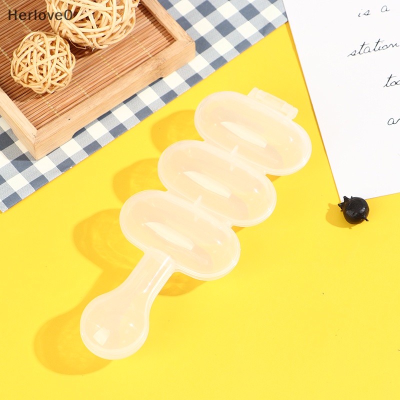 Herlove 嬰兒飯糰模具搖床食品裝飾兒童午餐 DIY 壽司機模具 TW