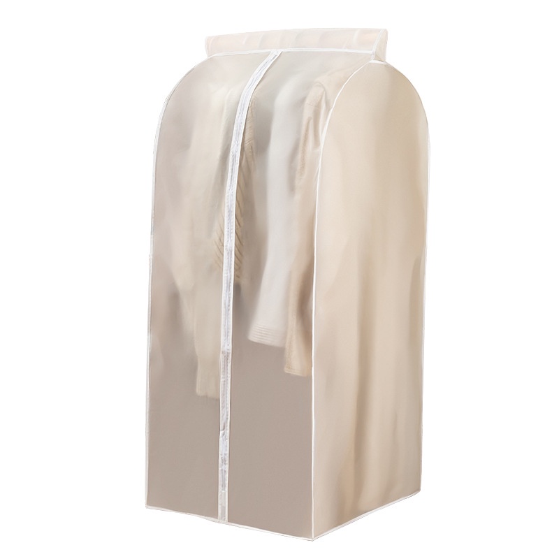 ADHIL立體加寬大衣西服罩 衣物防塵罩 透明雙拉鏈防塵罩