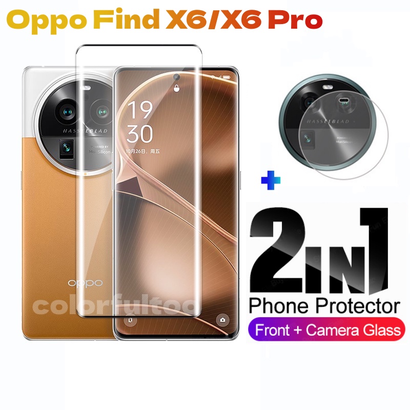 2 合 1 屏幕保護膜適用於 Oppo Find X6 X5 X3 Pro X 6 X6Pro X5Pro X3Pro