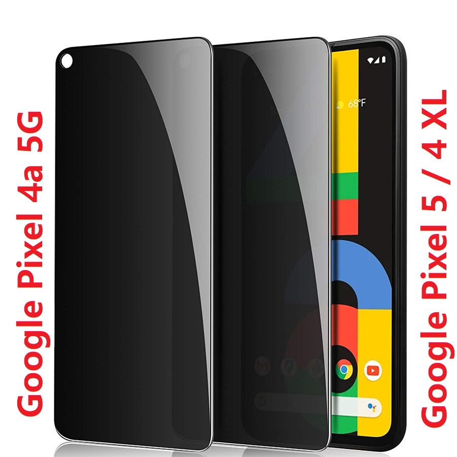 適用於 Google Pixel 4a 5a 6a 5G 隱私鋼化玻璃膜 Google Pixel 5 6 7 3a 2