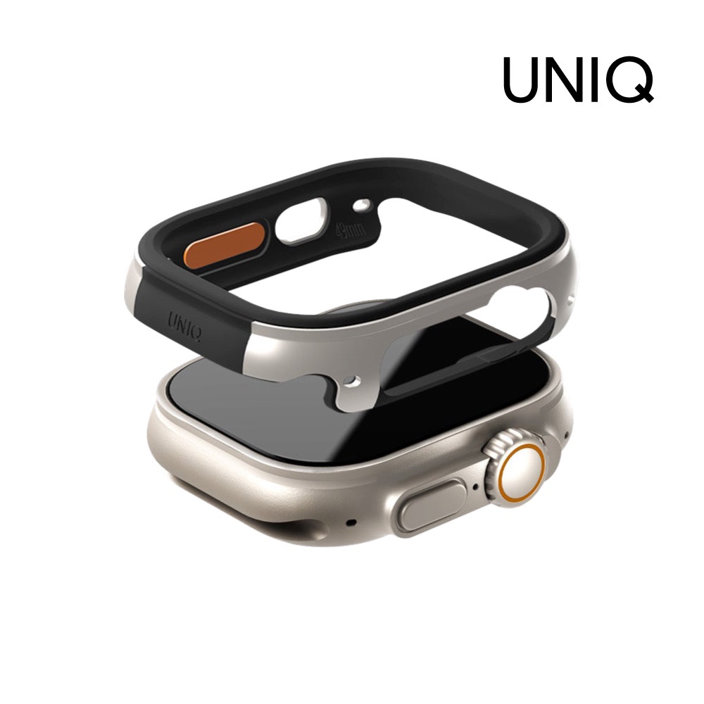 【UNIQ】Apple Watch Ultra 輕薄鋁合金防撞保護殼(Valencia)｜49 mm 錶殼 保護殼