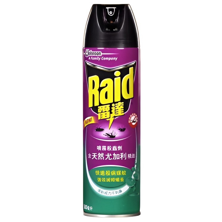 Raid雷達 噴霧殺蟲劑-天然尤加利精油(500ml/瓶)[大買家]