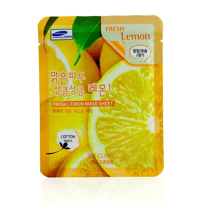 3W CLINIC - 面膜 - 檸檬Mask Sheet - Fresh Lemon