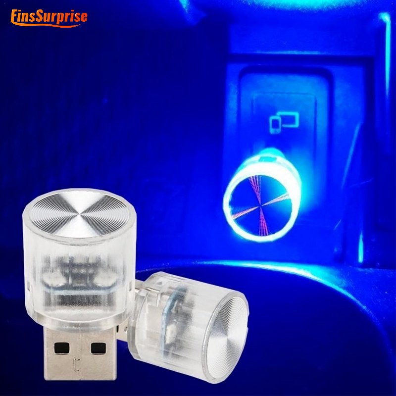 [驚喜] 汽車內飾氛圍燈 / 汽車 PC 彩色裝飾燈 / 汽車配件 Mini USB LED 汽車應急燈