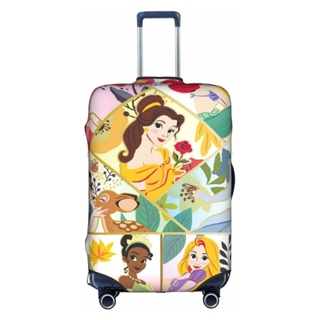 迪士尼公主旅行行李套 18-32 英寸防刮行李箱保護套加厚旅行箱保護套