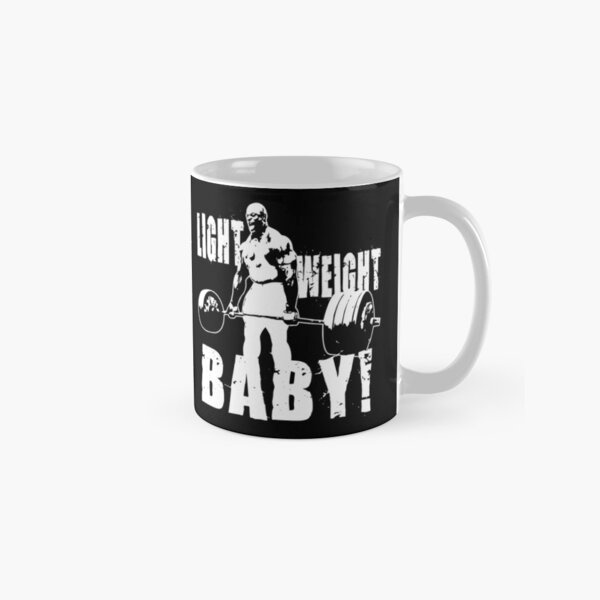 【有貨】輕量嬰兒 Ronnie Coleman Clas 馬克杯簡約印刷形象設計咖啡圖片杯禮品飲料手柄圓形照片