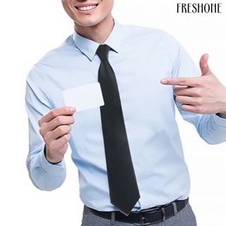 [簡尚] 男士商務正裝拉鍊領帶藍色條紋韓版懶人領帶