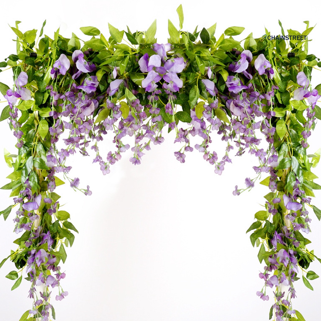 [花花的世界] 仿真紫藤花藤條 豆花條樹藤裝飾植物 家居婚慶裝飾