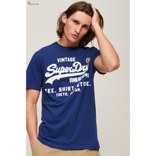 極度乾燥 Superdry買夏季純色圓領字母logo短袖t恤男女情侶t恤