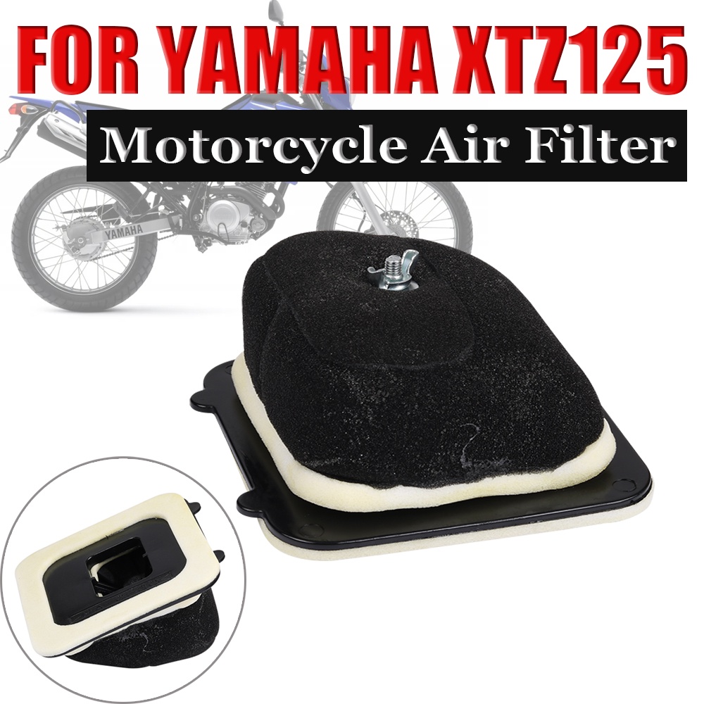 山葉 125cc 越野適用於雅馬哈 XTZ125 XTZ 125 摩托車濾芯空氣過濾器系統進氣清潔器網格越野摩托車配件棉