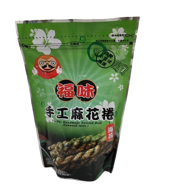 小琉球名產 福味手工麻花捲-海苔(200g/包)[大買家]