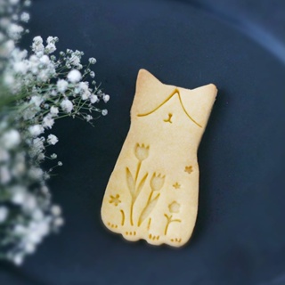 [新品] 日式小貓模具 小貓餅乾模具 貓咪餅乾模具 日式餅乾模具 卡通模具 鐵盒餅乾模具 餅乾禮盒