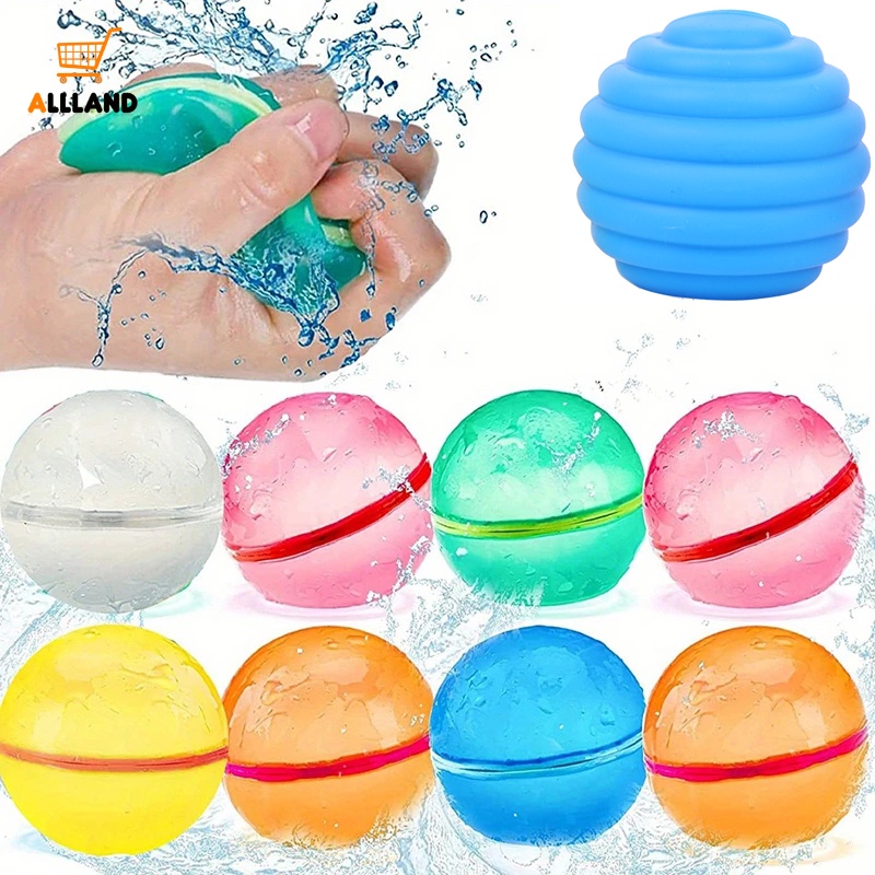 [熱賣] 可重複使用的水氣球/兒童夏季水上玩具/飛濺球水上游戲/游泳池沙灘派對玩水氣球