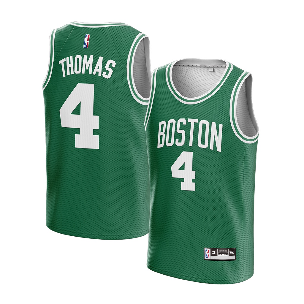 球衣 Isaiah Thomas 波士頓凱爾特人隊 4 綠色綠色 Swingman 籃球 NBA 球衣 T 恤上衣