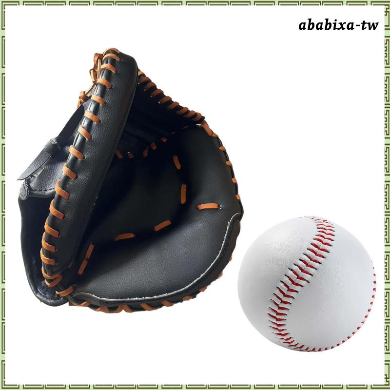 [AbabixaTW] 棒球捕手手套 Teeball 手套 12.5 英寸帶棒球接球手套壘球手套比賽練習設備成人