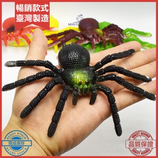 刁鑽玩具逼真的軟 PVC 蜘蛛動作模型昆蟲玩具公仔展示道具