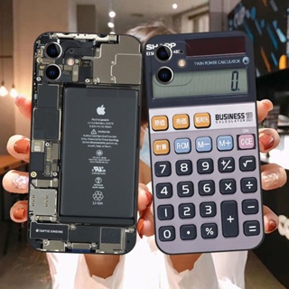 疊疊殼 創意 拆機 計算機 惡搞 蘋果 14 pro max iPhone 13 12 pro 11 手機殼 全包 防摔