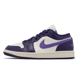 Nike 休閒鞋 Wmns Air Jordan 1 Low 葡萄紫 白 AJ1 女鞋 ACS DC0774-502