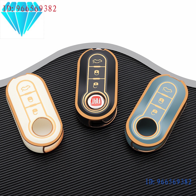 現貨 鑰匙包 Fiat 鑰匙套 適用於 Fiat 500鑰匙保護套、鑰匙殼Ducato Panda 500L 鑰匙殼