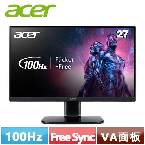 ACER宏碁 27型 KA270 H 窄邊電競螢幕