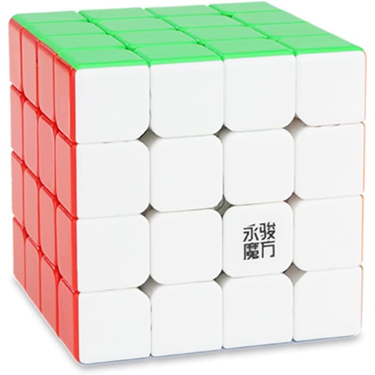 Yongjun Yusu 4X4 V2 M 磁性速度魔方無貼紙 4x4x4 磁性魔方拼圖 61mm