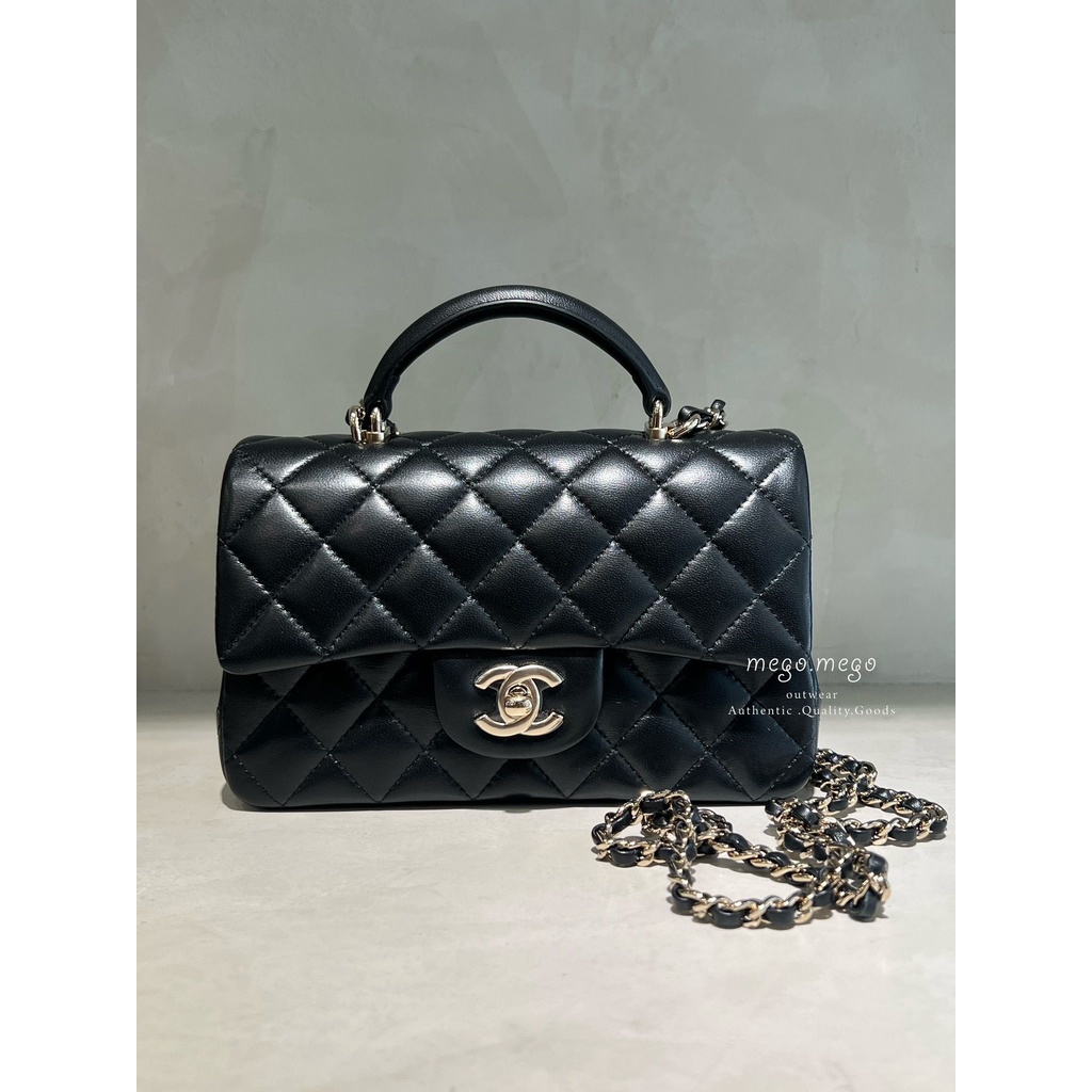 CHANEL CF20 Mini Handle 黑金