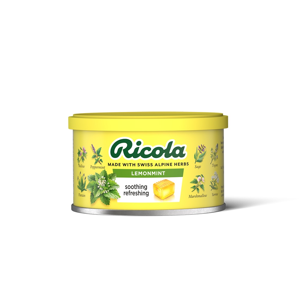 Ricola 利口樂瑞士草本喉糖100g檸檬薄荷風味