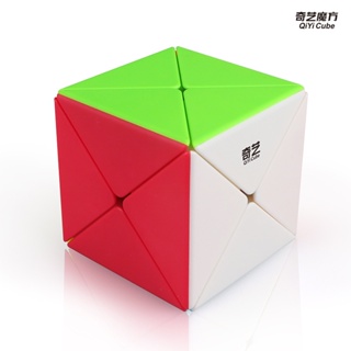 Qiyi Dino Cube 3X3 Magic Speed Cubo Qiyi X Cube 無貼紙專業益智 Fidg