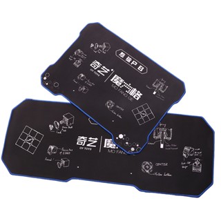 Qiyi Timer Magic Cube Timers Mat 專業魔方速度Magico Cubo 比賽速度杯計時器墊