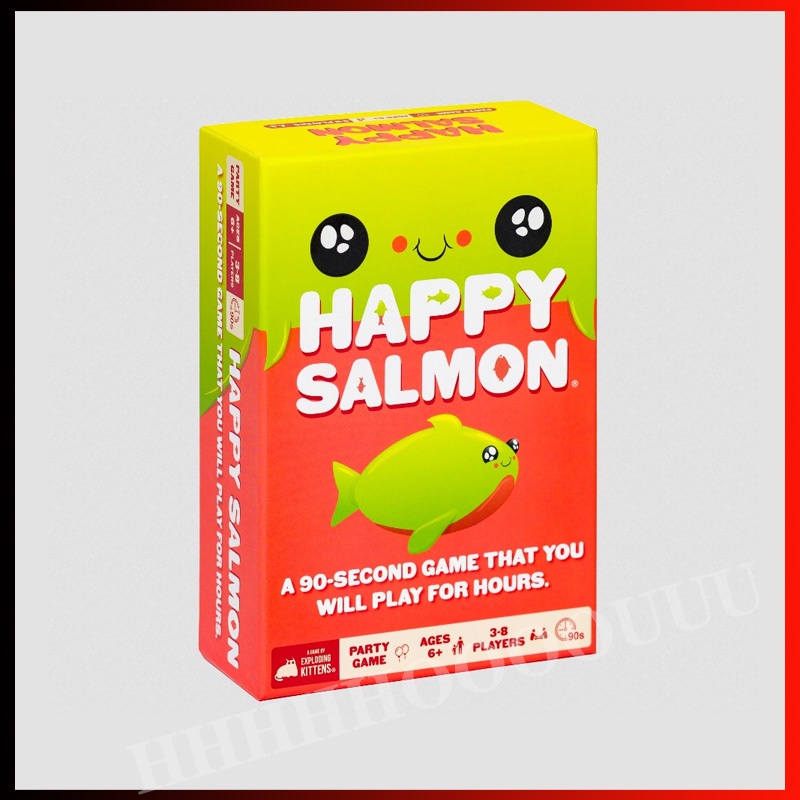 Exploding Kittens Card Game Happy Salmon爆炸猫咪紙牌遊戲 快樂三文魚家庭友好派對