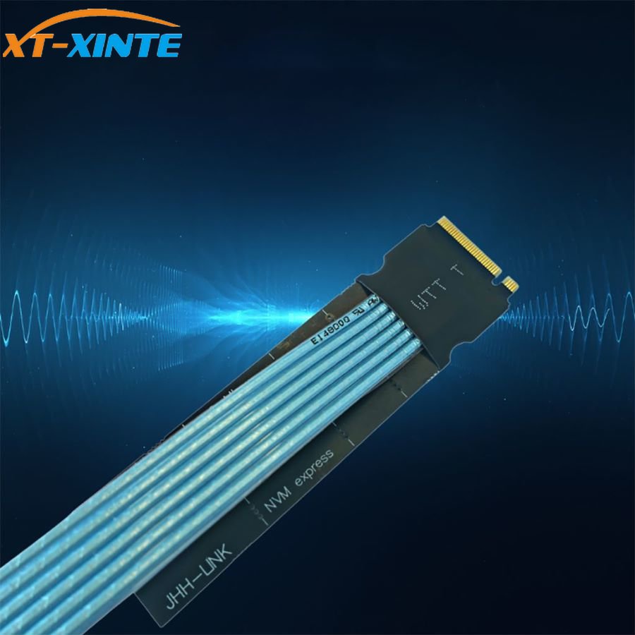Xt-xinte M.2 Key NVMe SSD 延長線支持 PCIE 4.0 PCIE 3.0 x4 Gen 4 P