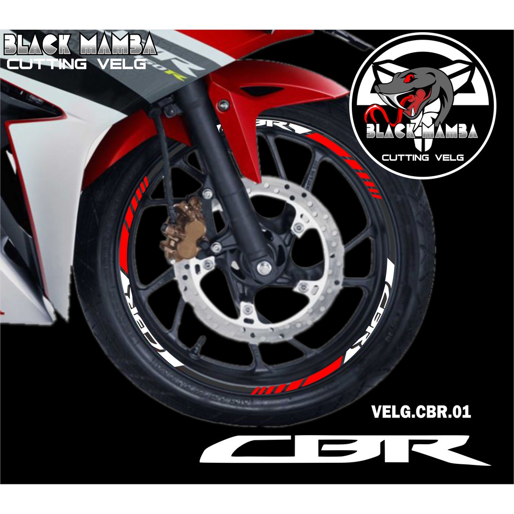 切割貼紙輪輞 CBR 150R STICKER LIS LIST 變體輪胎/VELG HONDA CBR 150 R 0