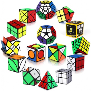 奇藝速度魔方 2x2x2 3x3x3 4x4x4 2x2x3 X-Cube 六點魔方斜軸風車費雪鏡 2x2-Megami