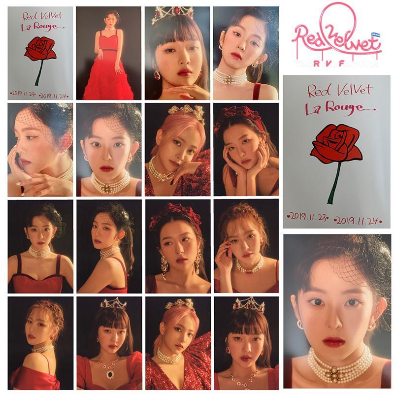 🔥台灣熱賣🔥Red Velvet寫真照片 明信片 小卡 LOMO卡La rouge紅貝貝SeulGi Irene
