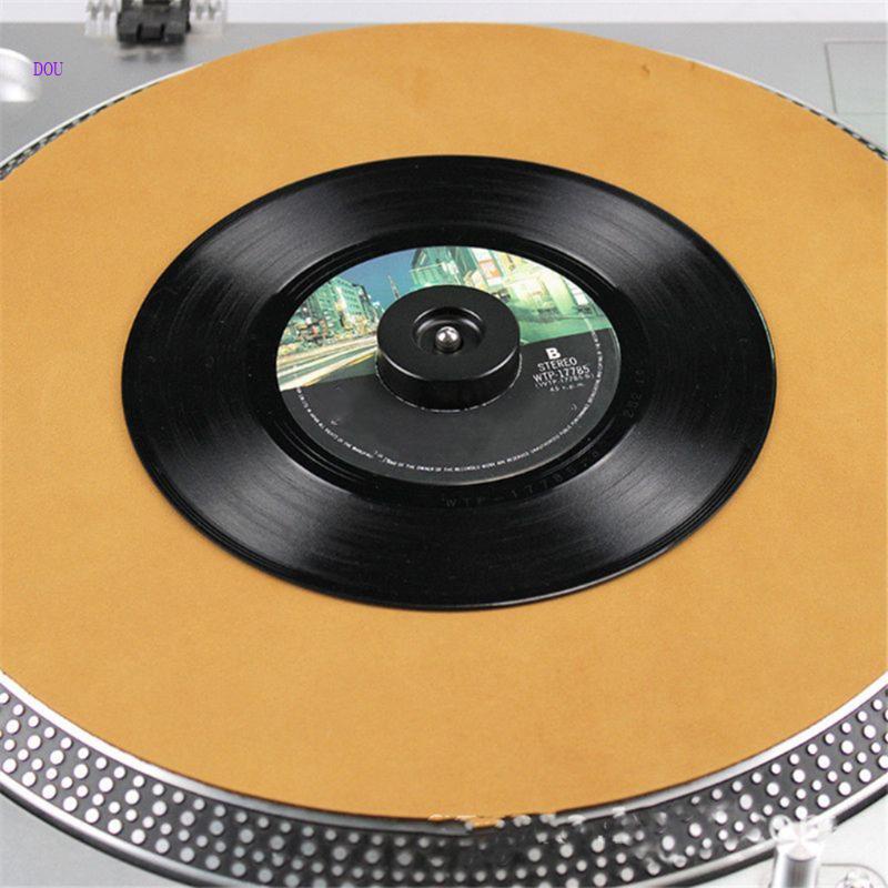 Dou Technics SL1200 Ser Record 轉盤適配器 45 RPM 銀色,適用於 7 個乙烯基