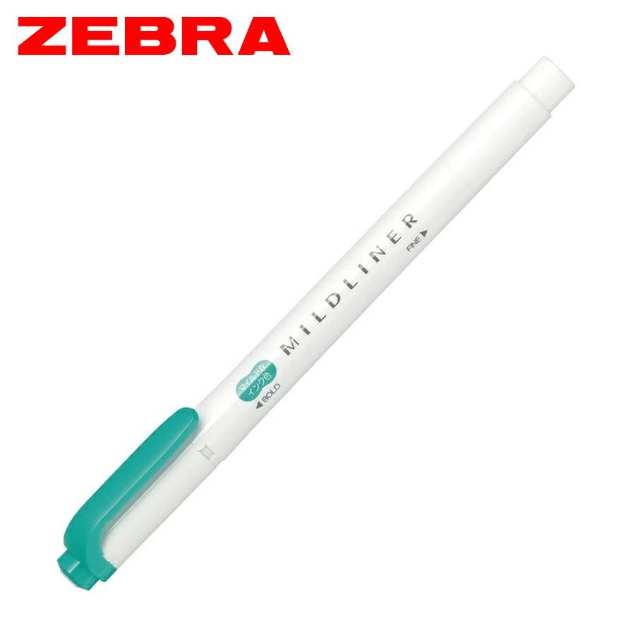 ZEBRA MILDLINER雙頭柔性螢光筆/ WKT7-MSG/ 夏之綠/ 晴空系 eslite誠品